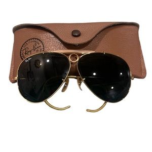 Classic metals shooter Ray Bans by Bausch & Lomb